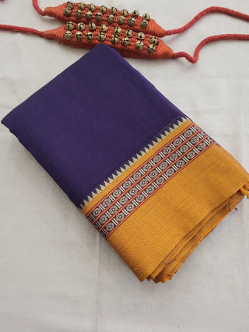 Purple2 Narayanpet2 cotton saree