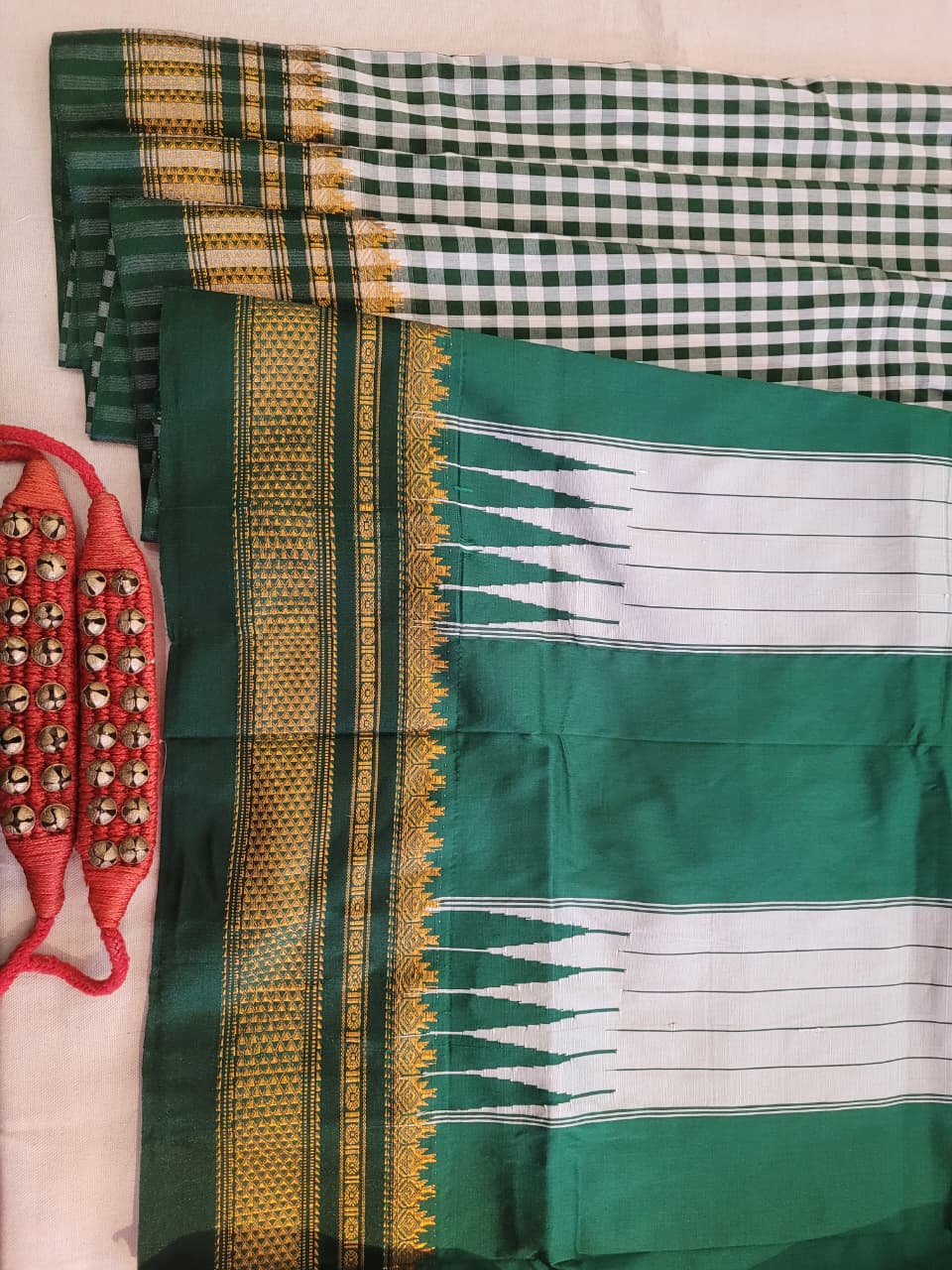 Green Celebrity Cotton Ilkal Saree