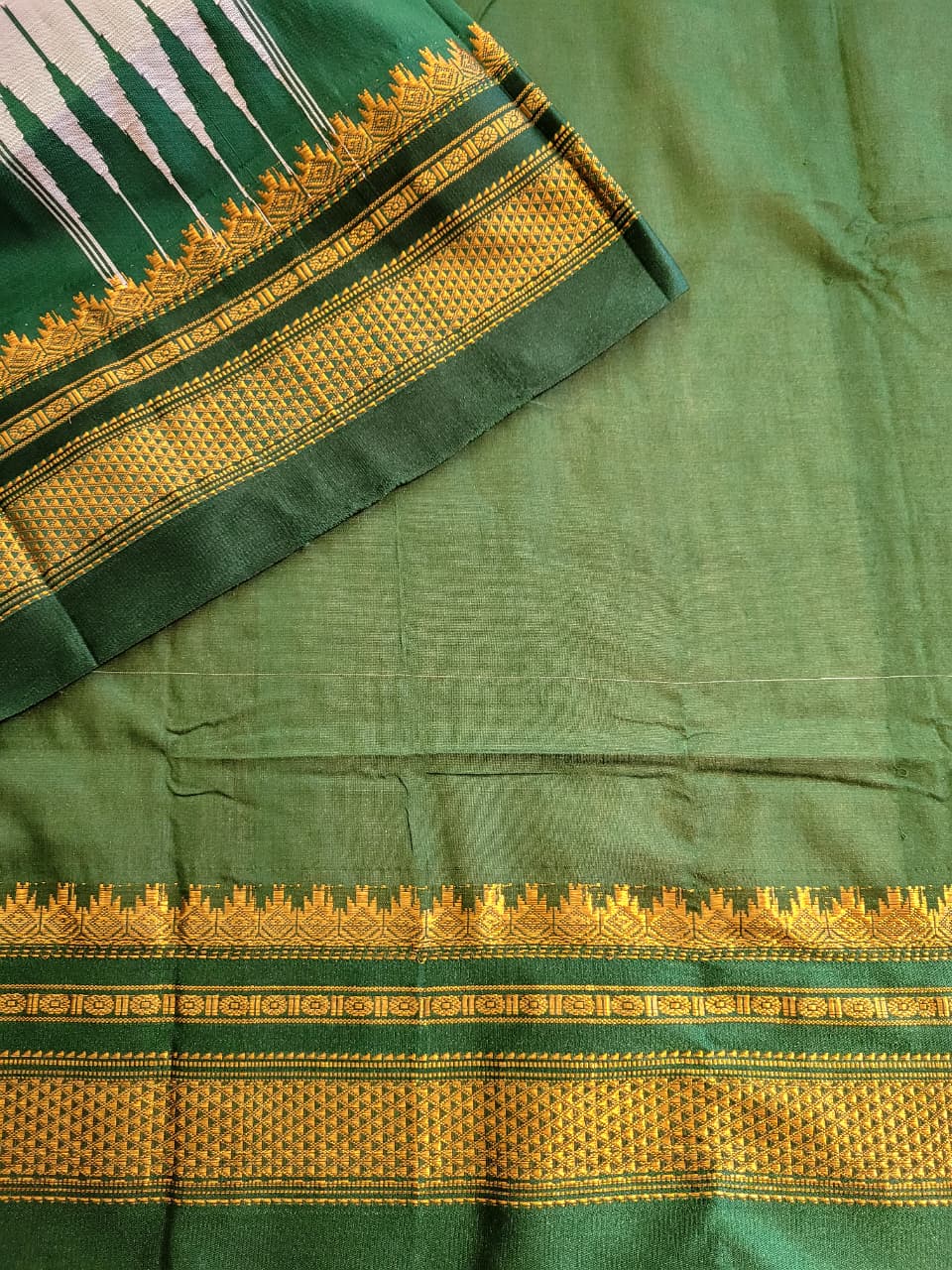 Green Celebrity Cotton Ilkal Saree