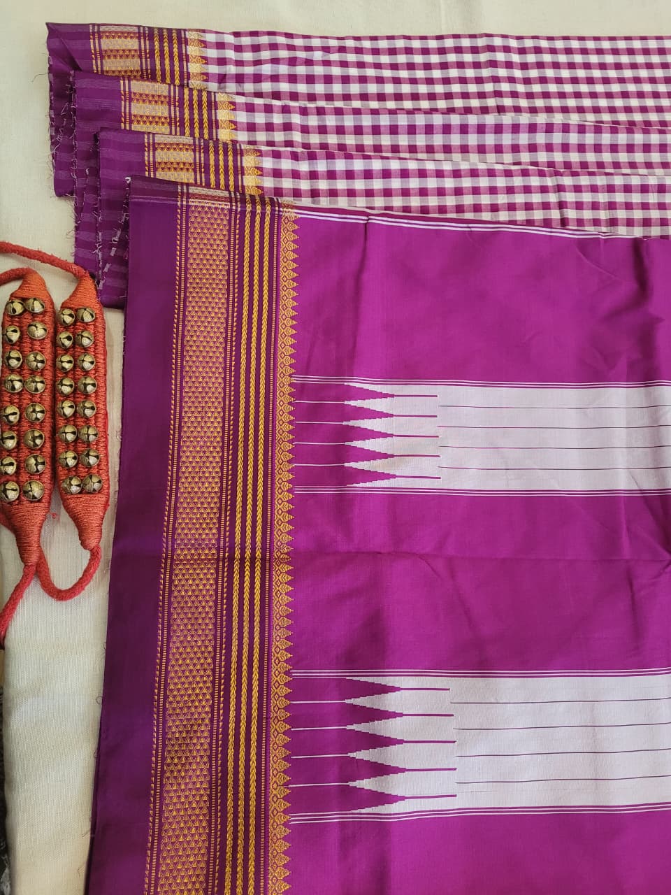 Purple Celebrity Cotton Ilkal Saree
