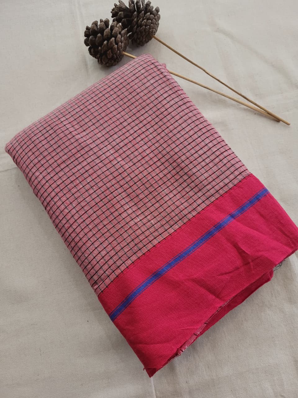 Pink Hampa Pattedanchu Saree
