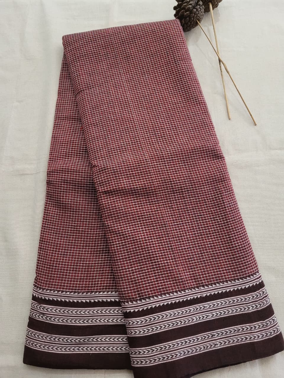 Brown2 Hampa Pattedanchu Saree
