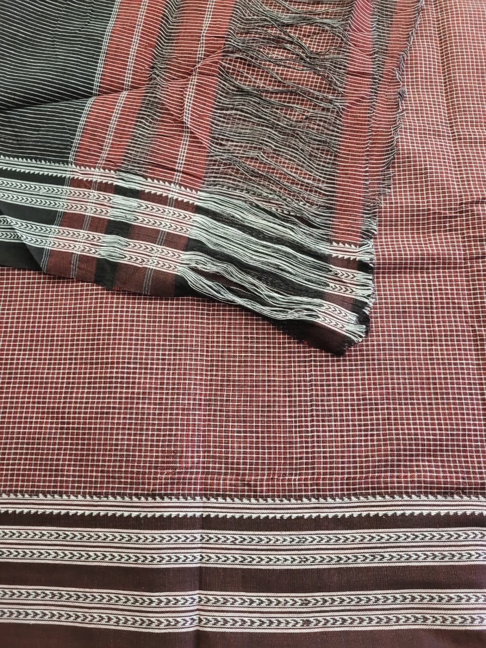 Brown2 Hampa Pattedanchu Saree