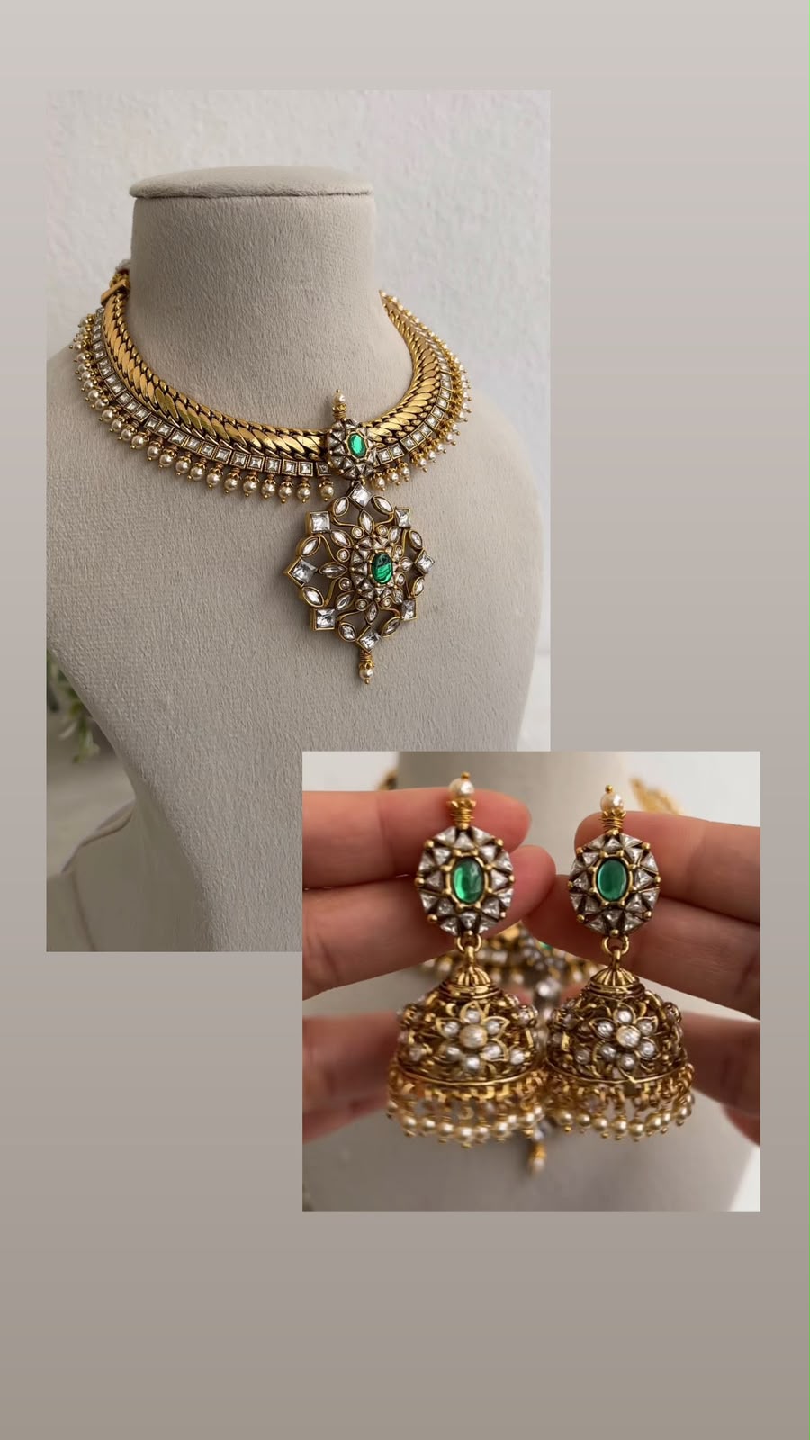 Sumeha Veera Kundan Necklace Set