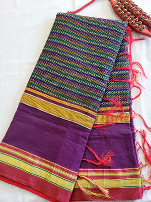 Purple3 Celebrity Ilkal Saree