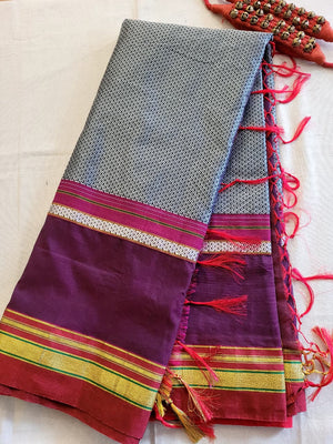 Grey Celebrity Ilkal Saree