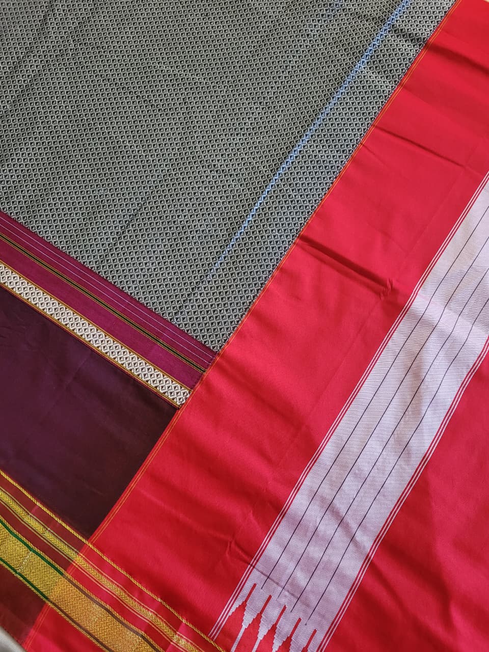 Grey Celebrity Ilkal Saree
