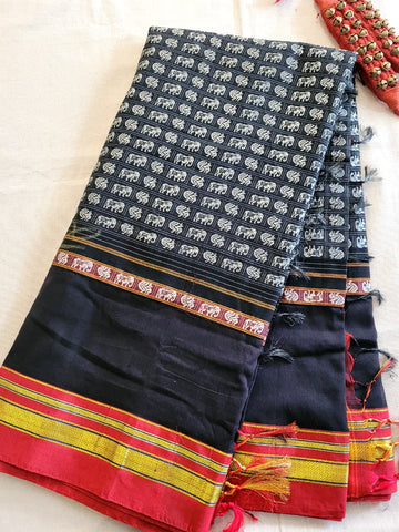 Black Celebrity Ilkal Saree