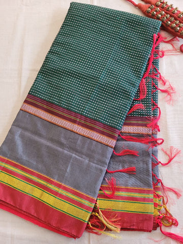 Grey2 Celebrity Ilkal Saree