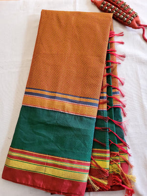 Golden Celebrity Ilkal Saree