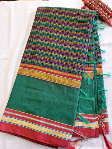 Green2 Celebrity Ilkal Saree