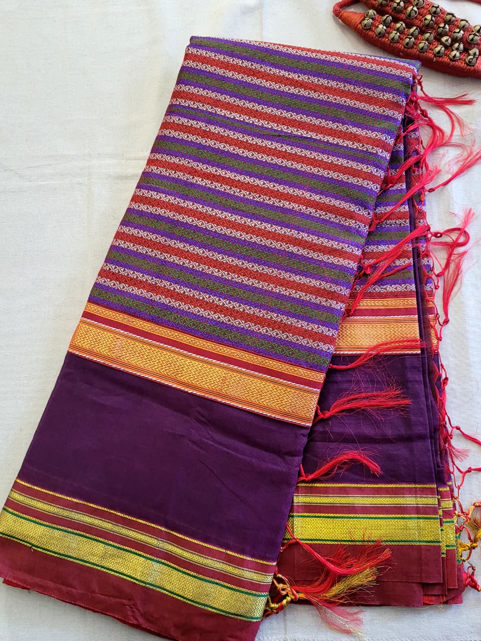 Purple2 Celebrity Ilkal Saree