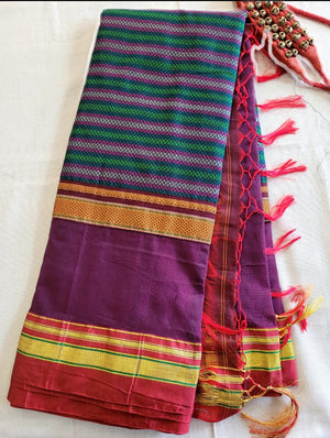 Purple Celebrity Ilkal Saree