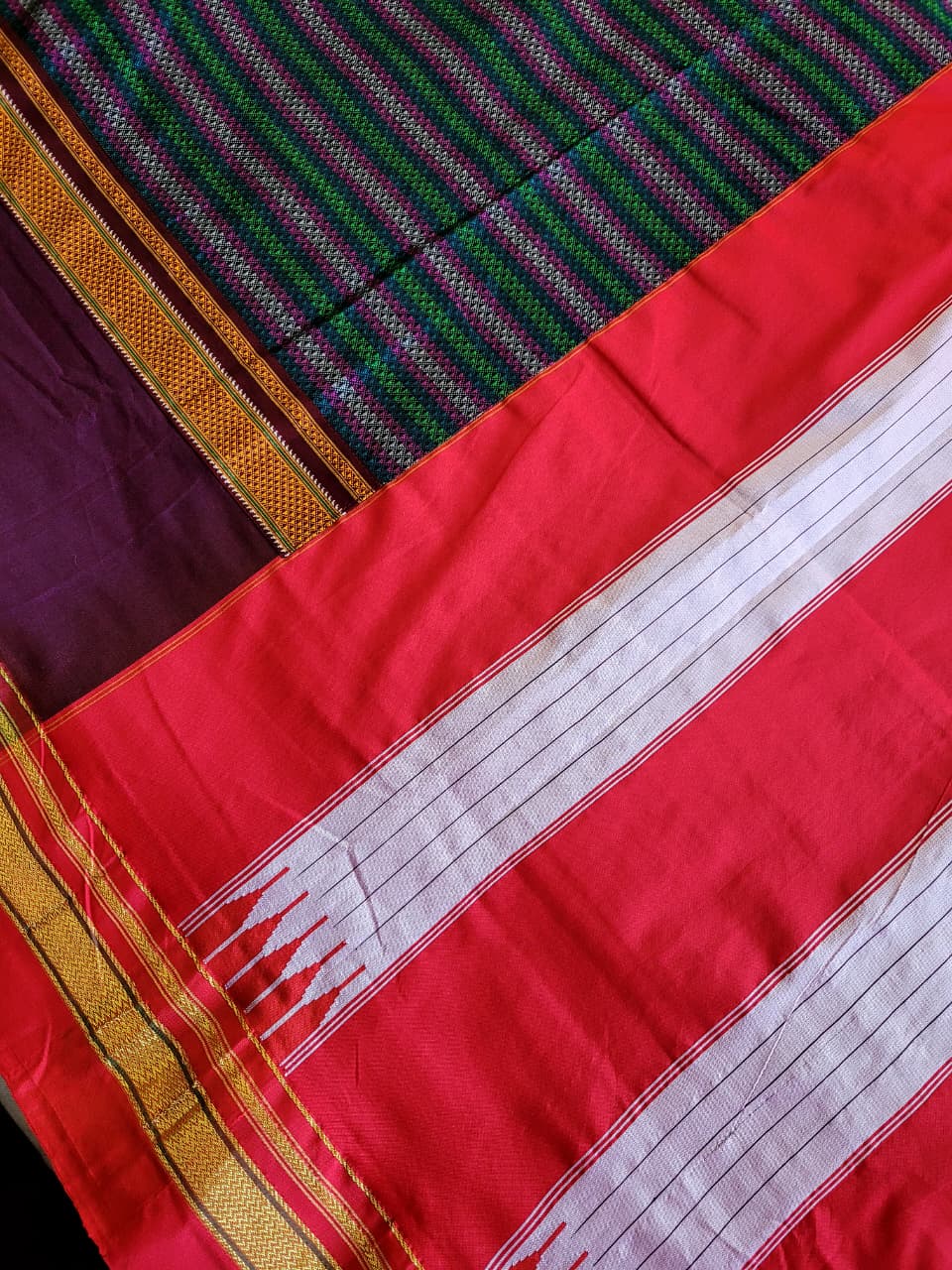 Purple Celebrity Ilkal Saree