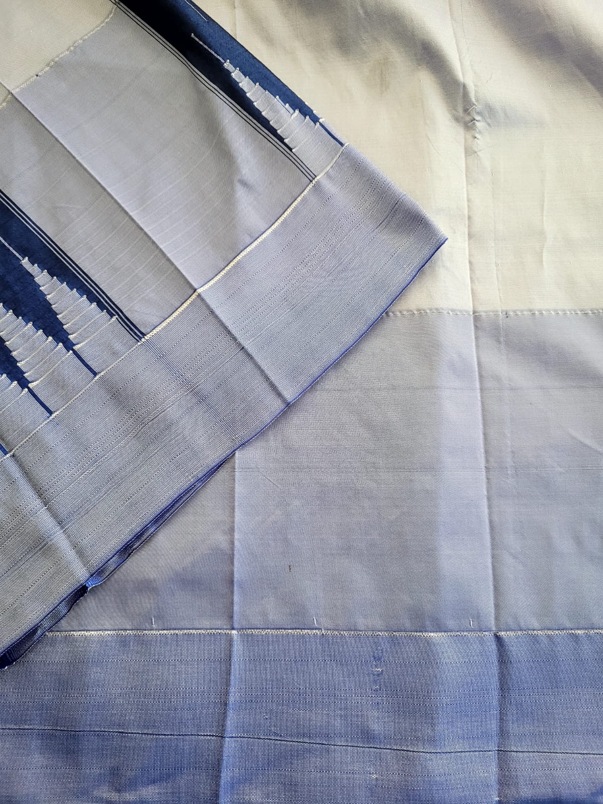 Navy Ilkal Cotton Saree