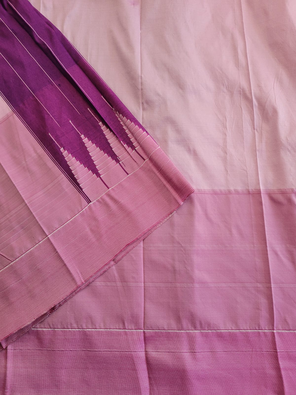 Purple Ilkal Cotton Saree