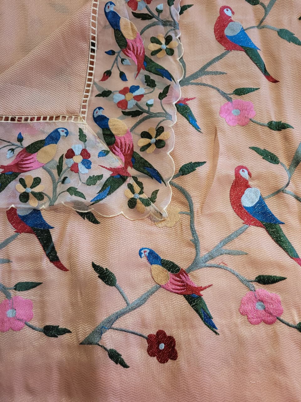 Blush Nora Tissue Saree