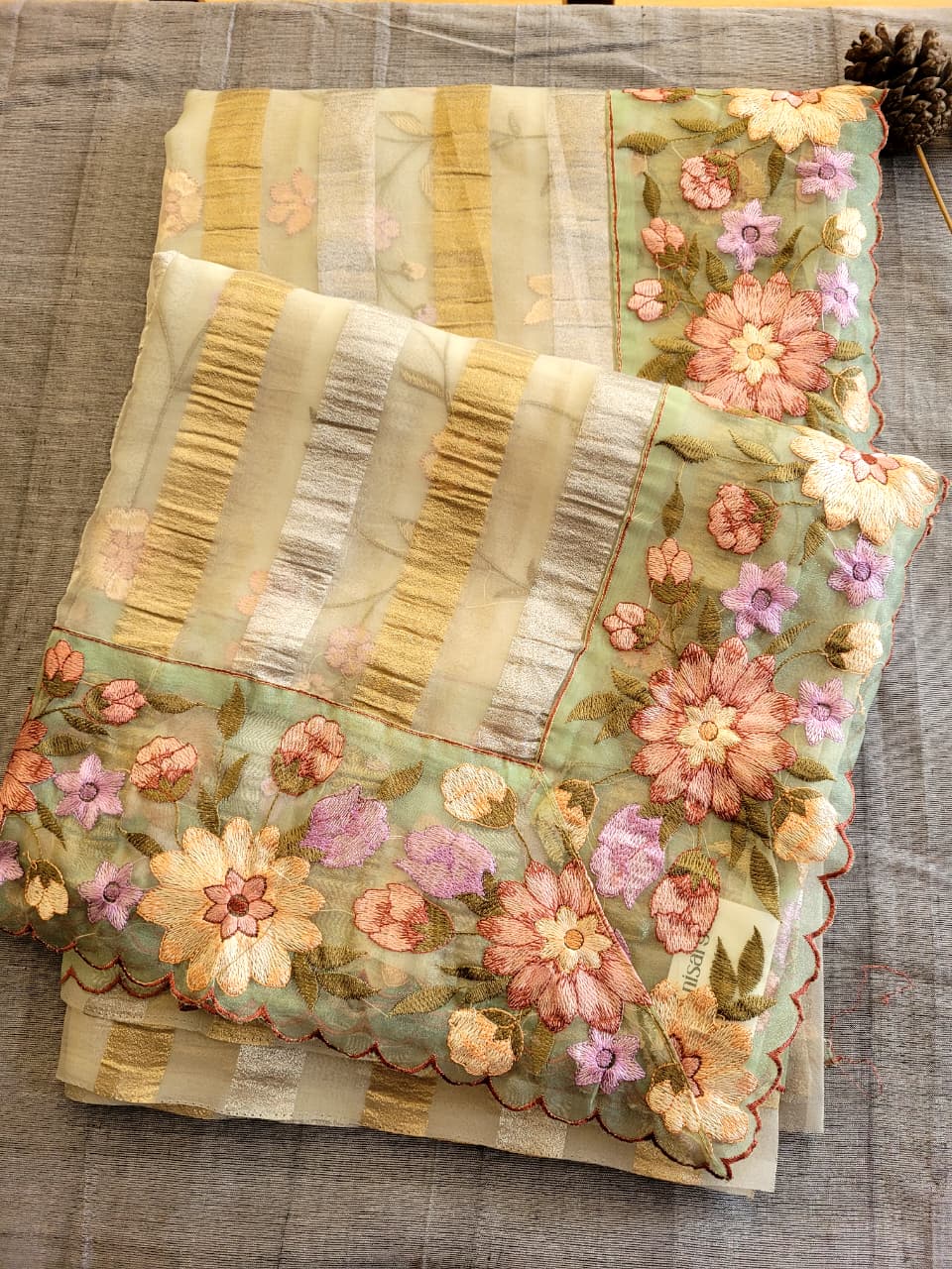 Sunglow Nora2 Tissue Saree