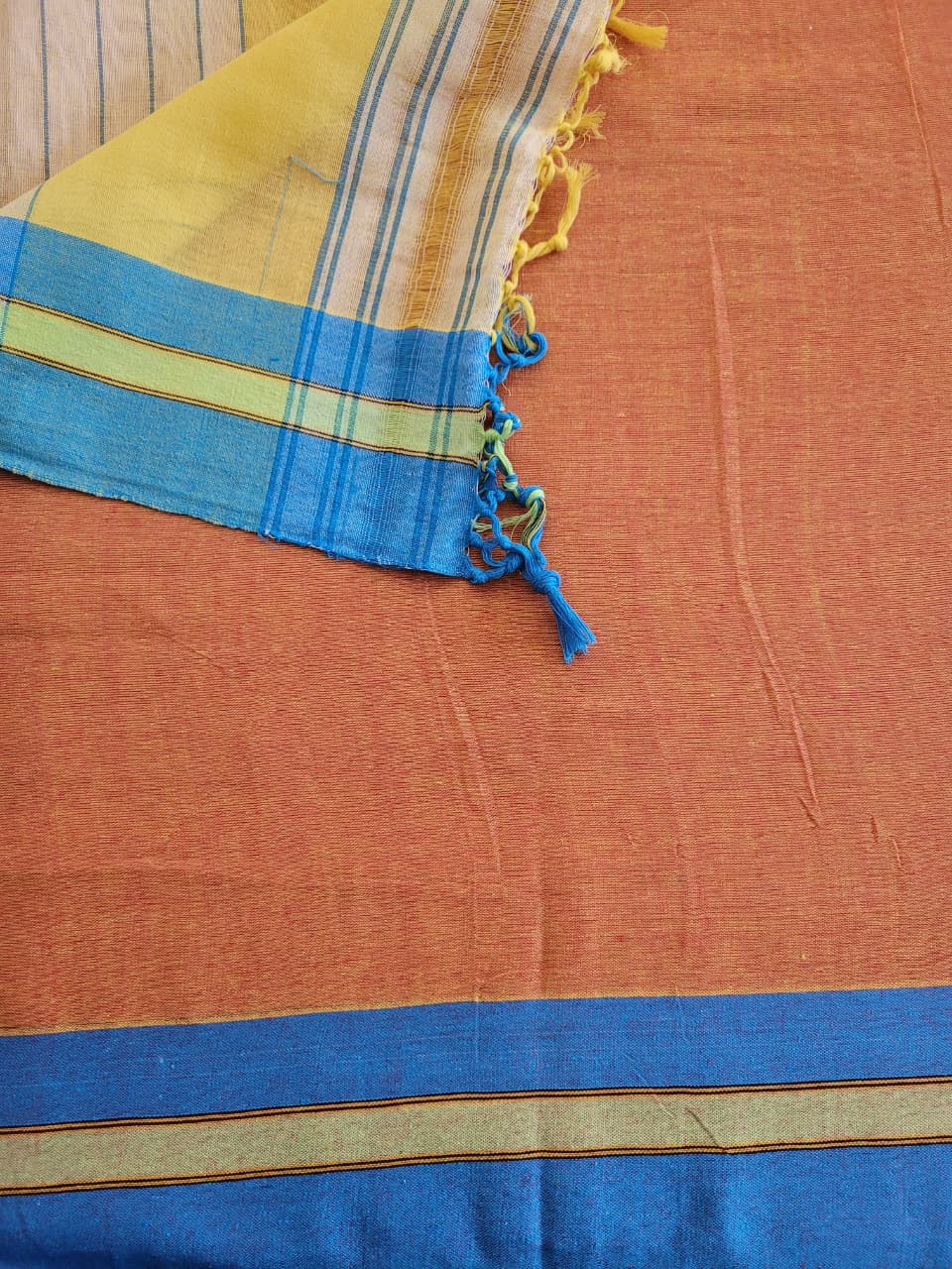 Orange Hampa Pattedanchu Saree