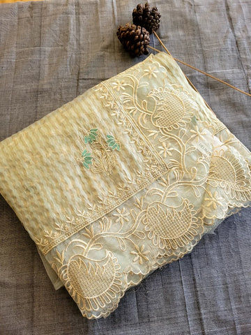 Olive Nora3 Tissue Saree