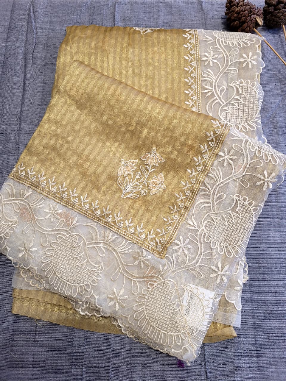 Honey Nora3 Tissue Saree