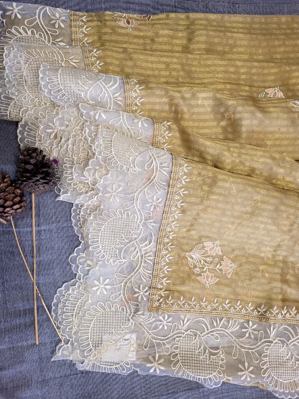 Honey Nora3 Tissue Saree