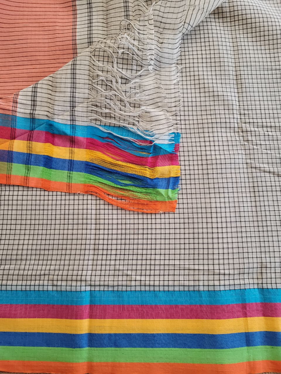 Multicolor4 Hampa Pattedanchu Saree