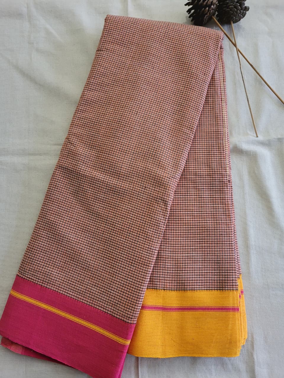 Pink Hampa Pattedanchu Saree