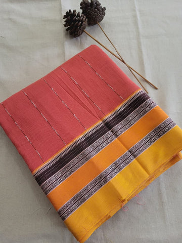 Blush Ilkal Cotton Saree