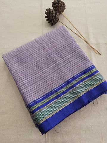 Silver Ilkal Cotton Saree