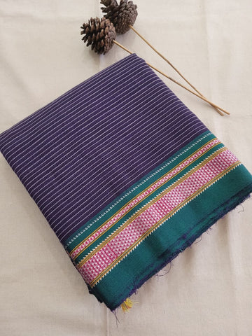 Purple Ilkal Cotton Saree