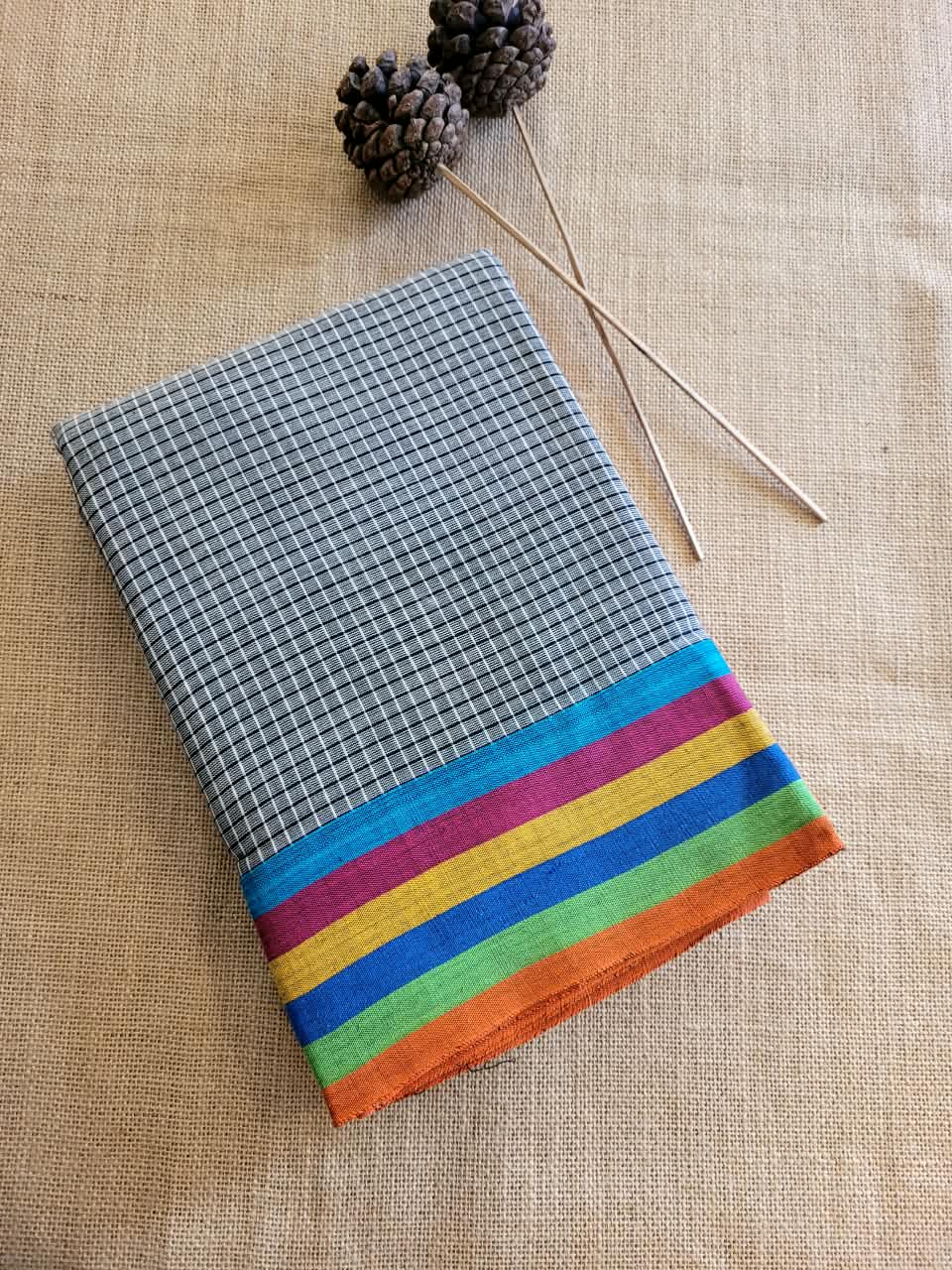 Grey2 Hampa Pattedanchu Saree
