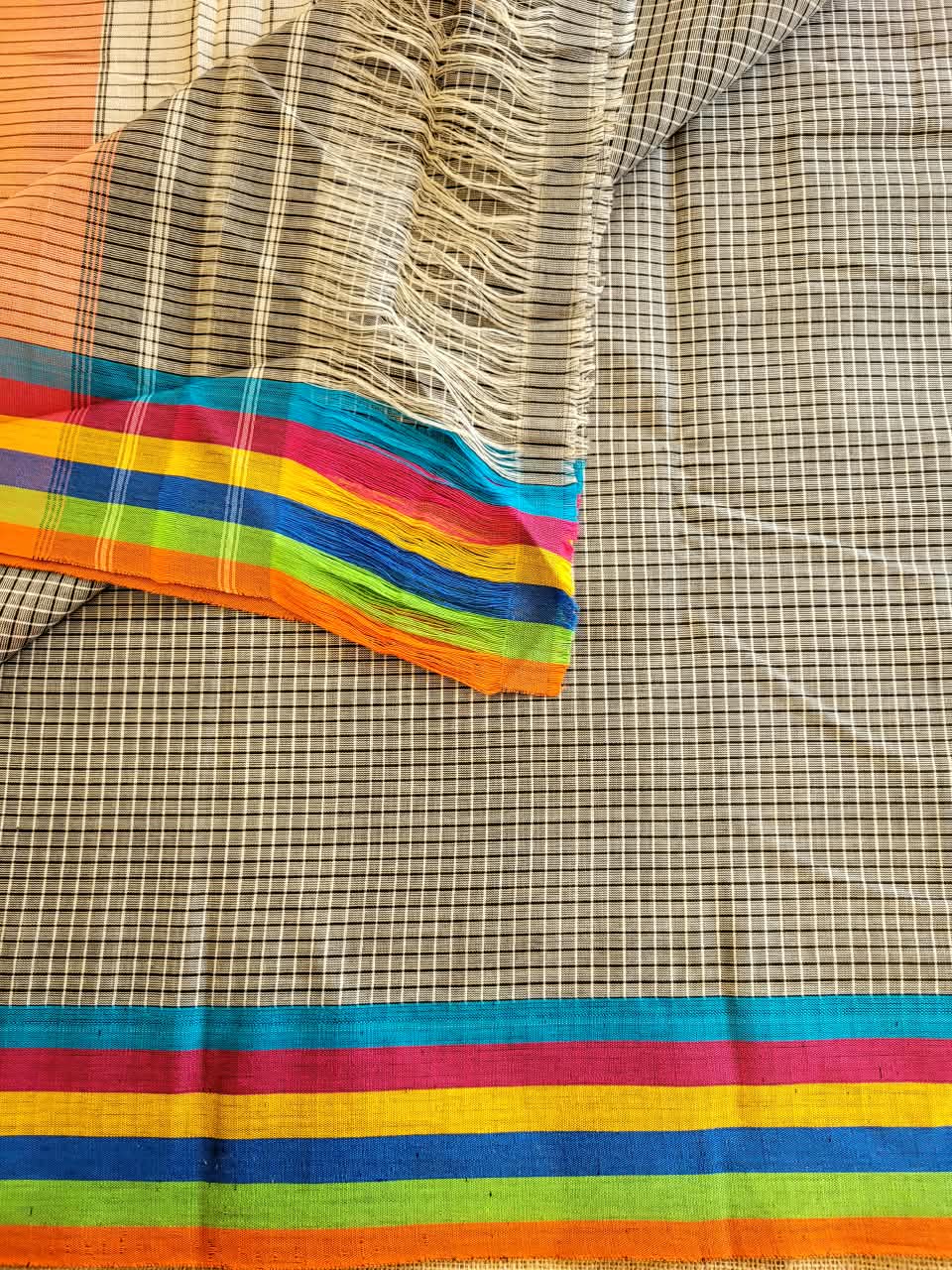 Grey2 Hampa Pattedanchu Saree