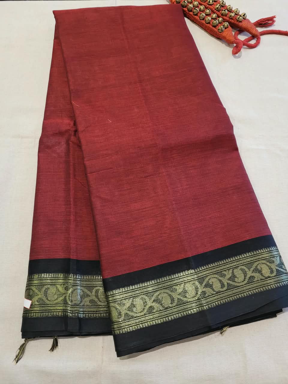 Maroon1 Radha Cotton Silk Saree