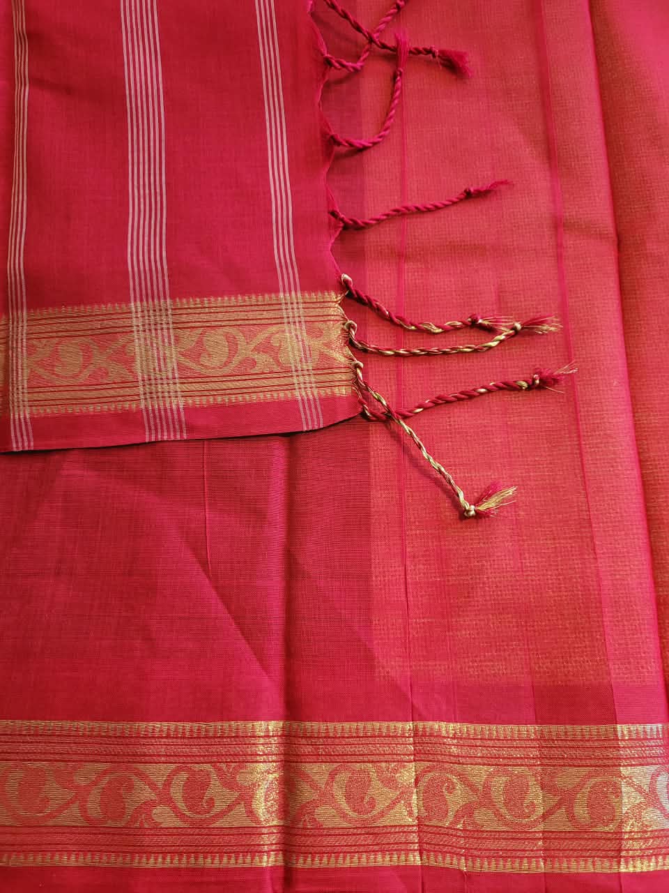 Green Radha Cotton Silk Saree
