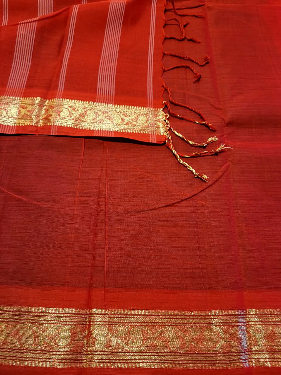 Blue Radha Cotton Silk Saree