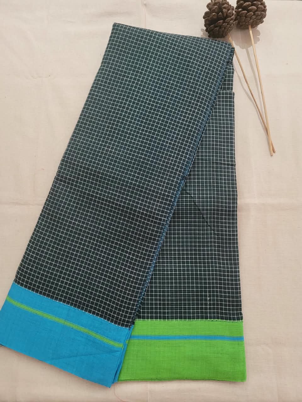 Green Hampa Pattedanchu Saree
