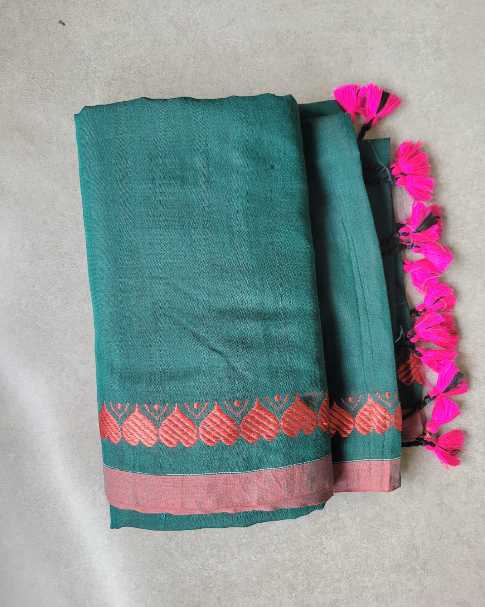 Green Hridaya Saree