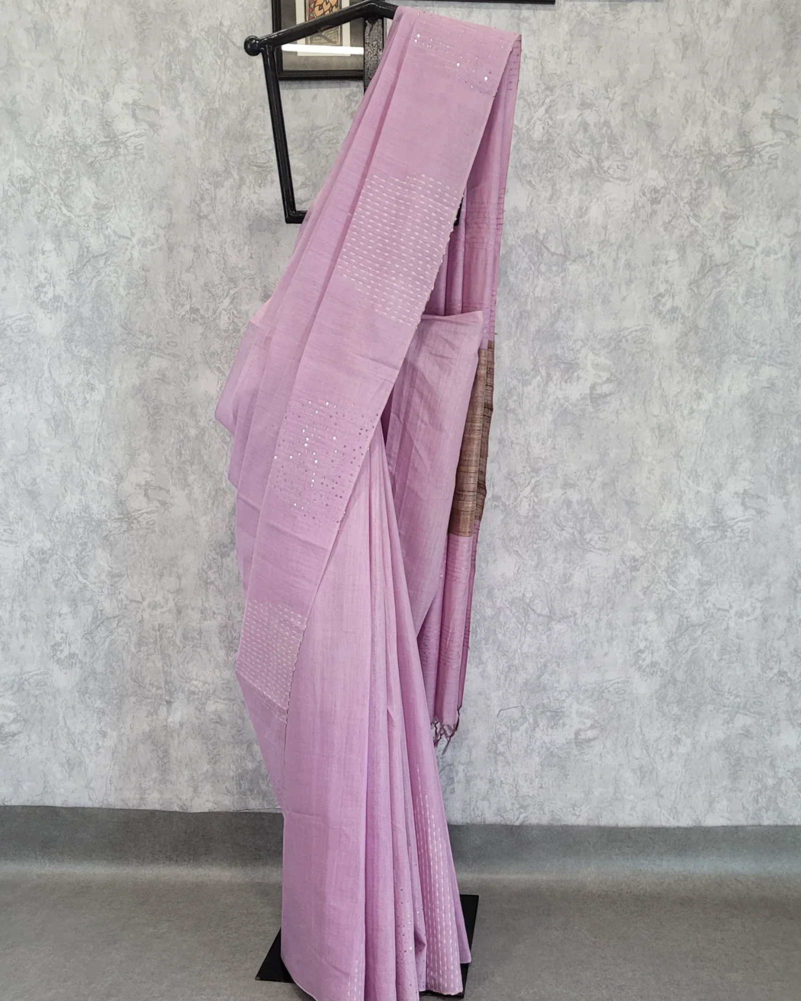 Mauve Jalsa Bagalpuri Saree
