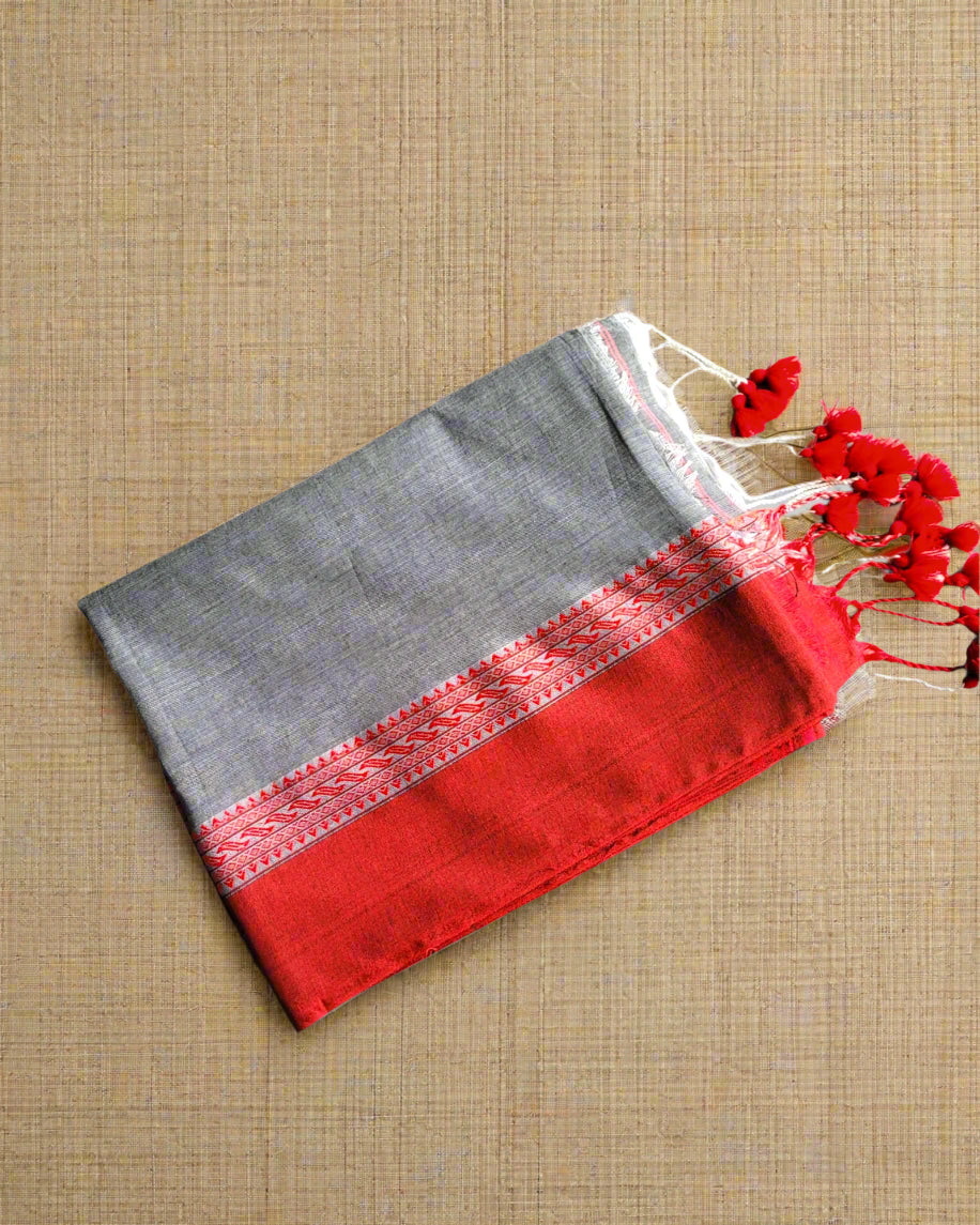 Grey Avantika Cotton Saree