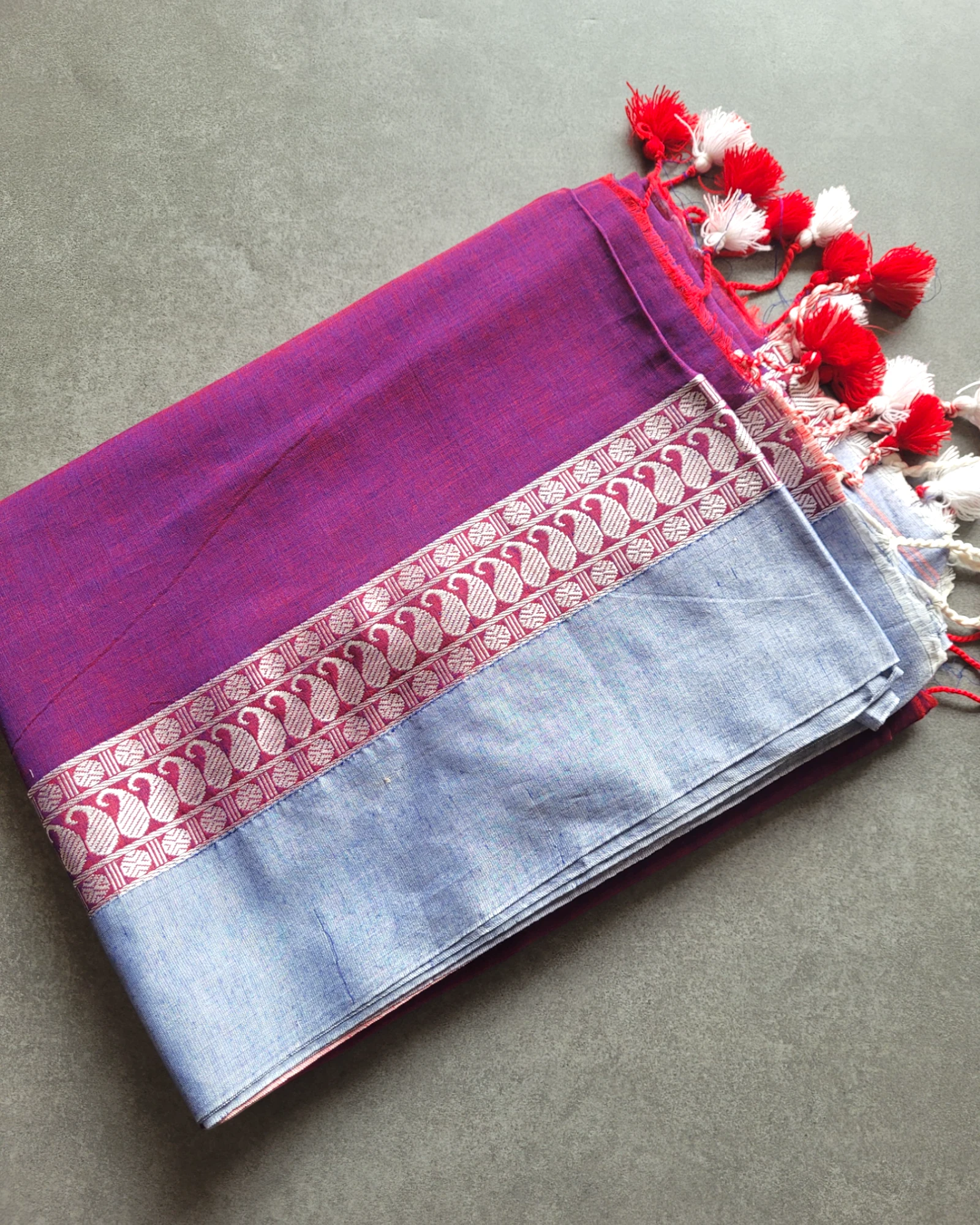 Purple Avantika Cotton Saree