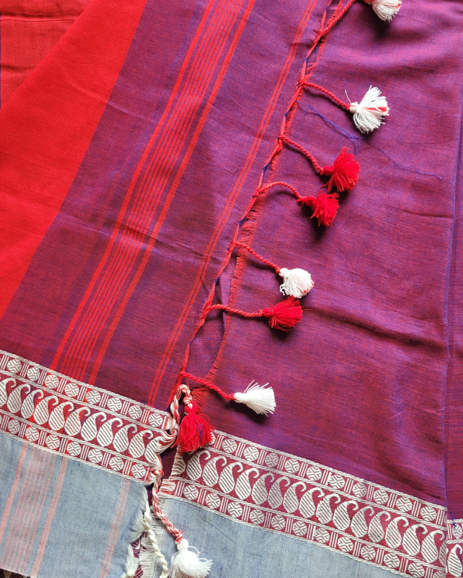 Purple Avantika Cotton Saree