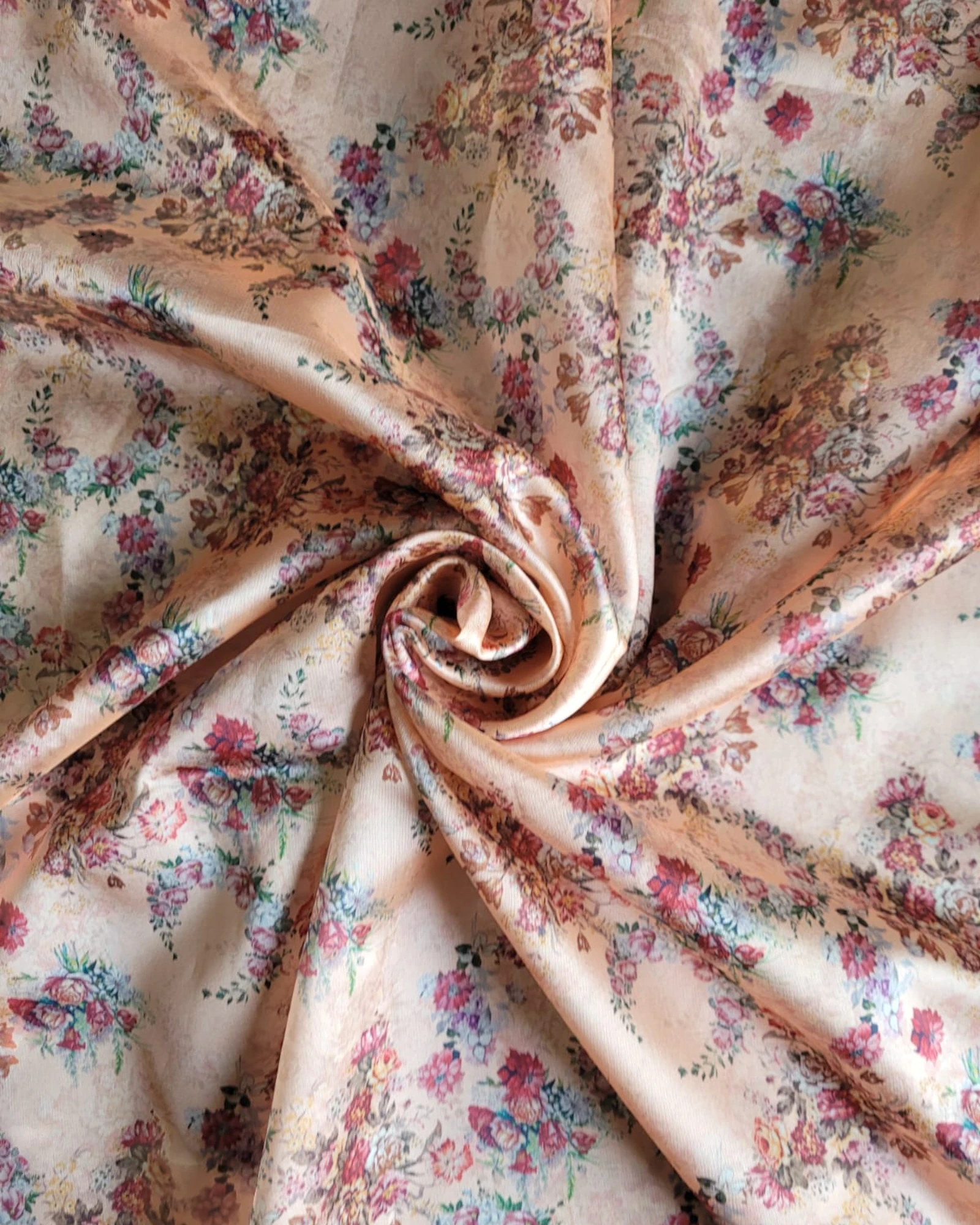 Peach Amrita Viscose Saree