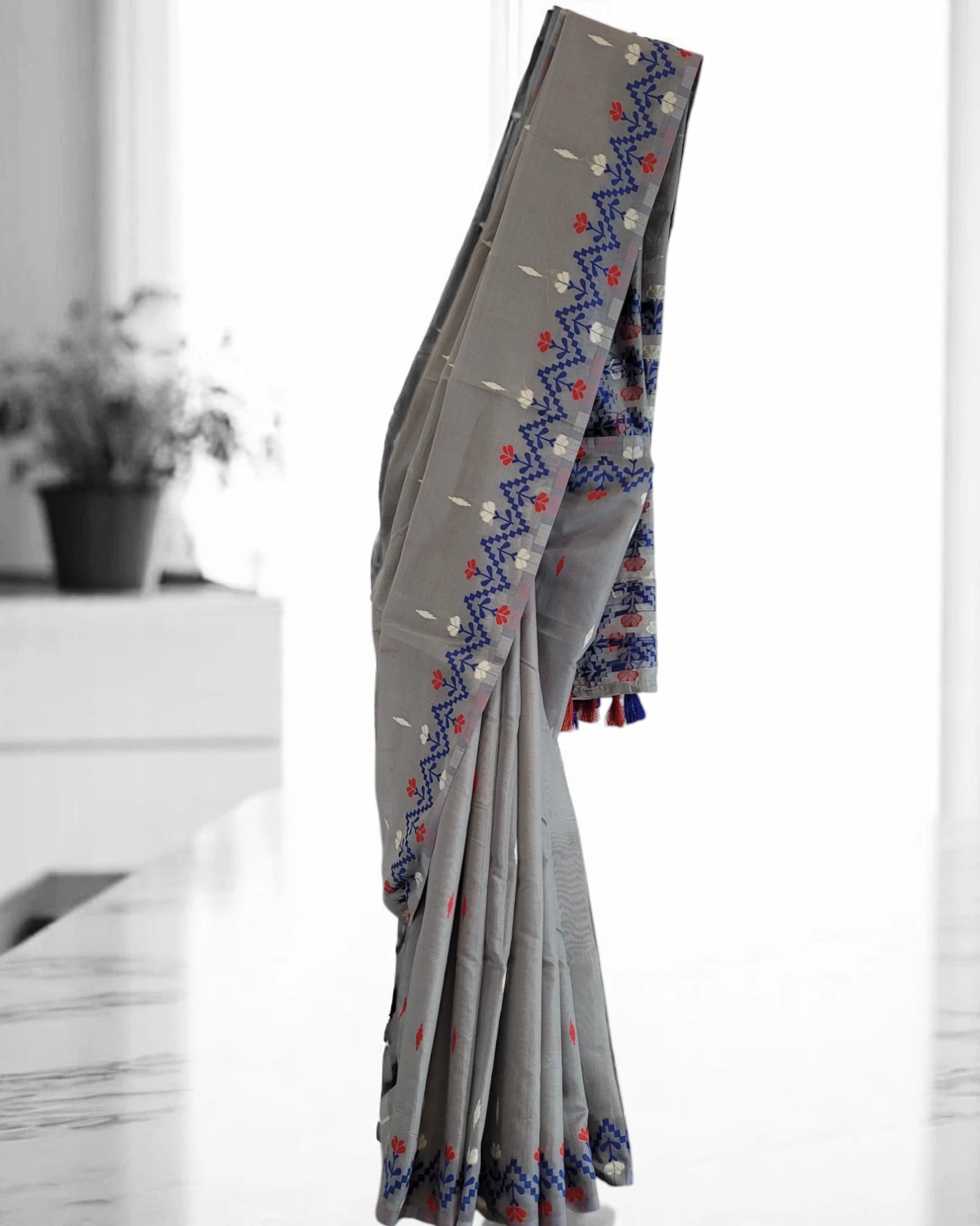 Grey Karuna Saree