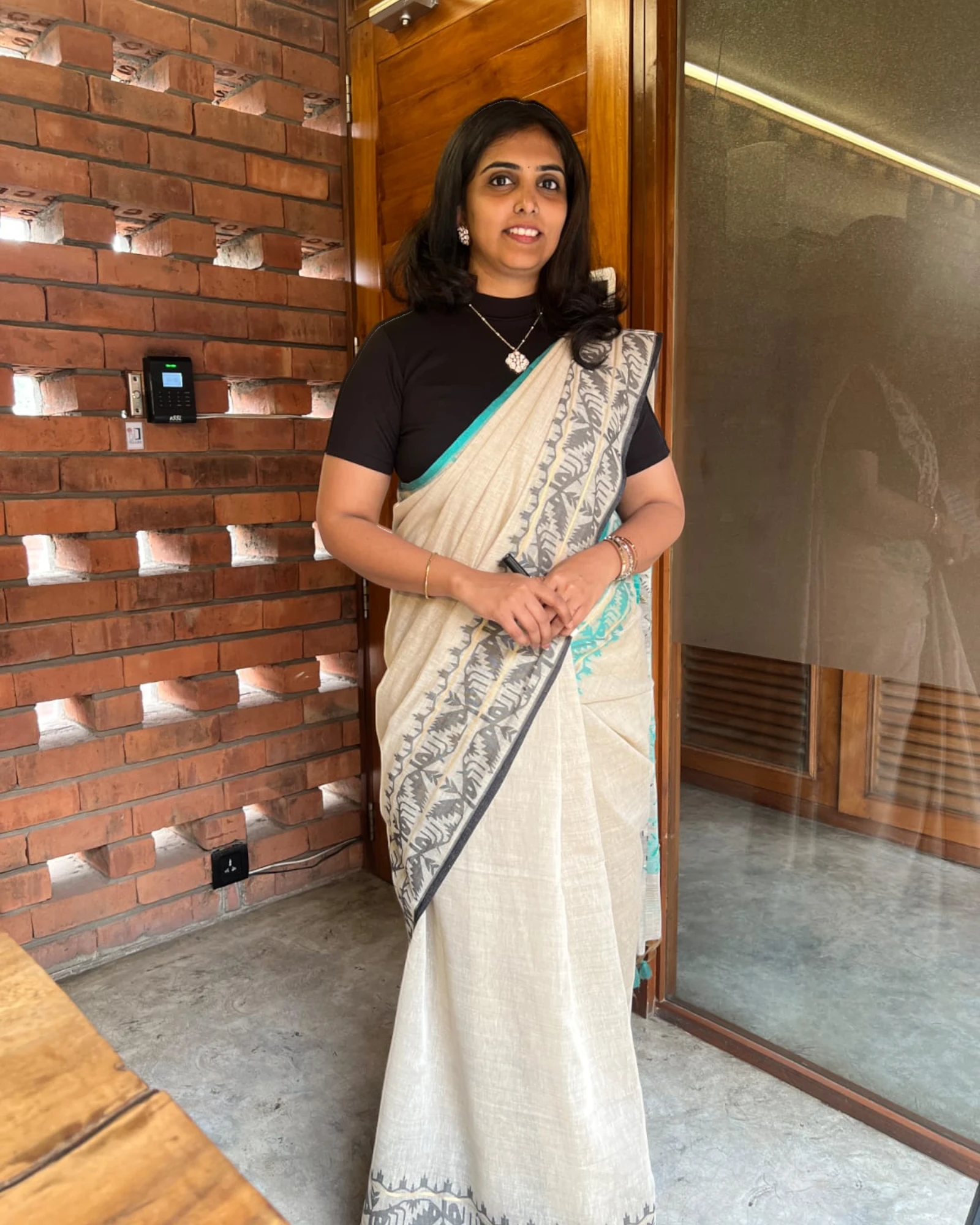 Blue Inaya Cotton Saree