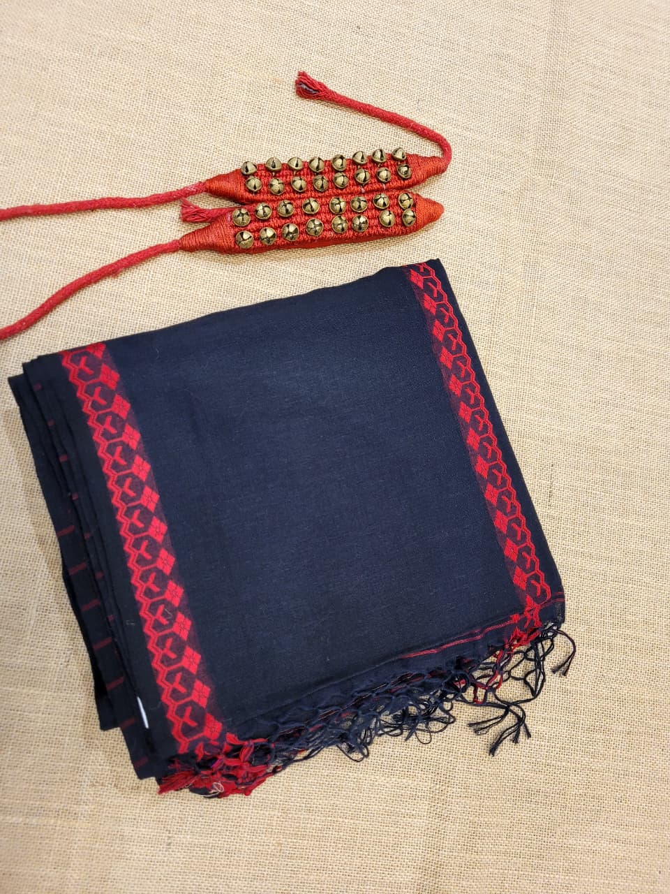 Blue Mul Saree Skirt Border CS012