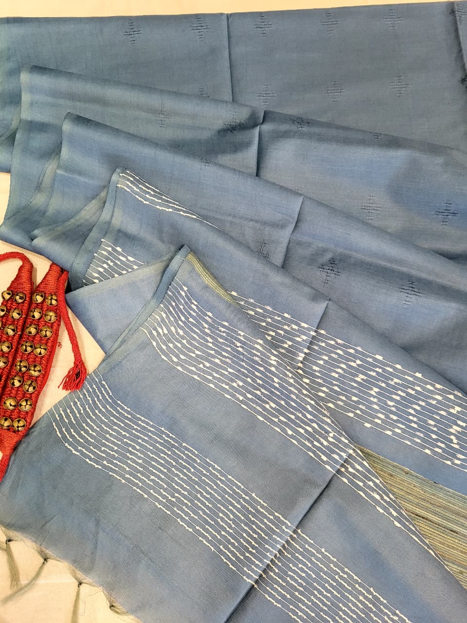 Blue3 Jalsa Bagalpuri Saree