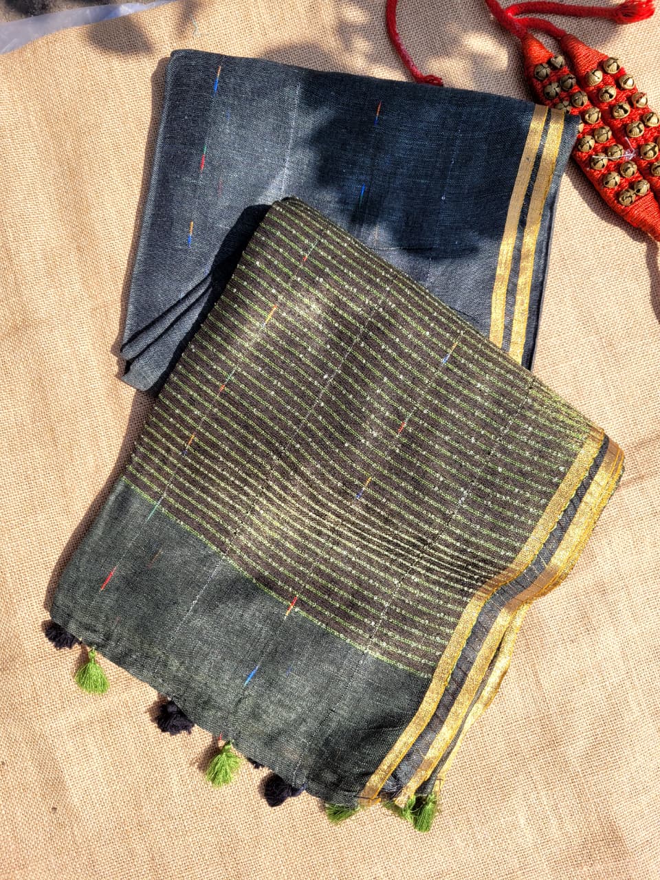 Black3 Mayuri Linen Saree