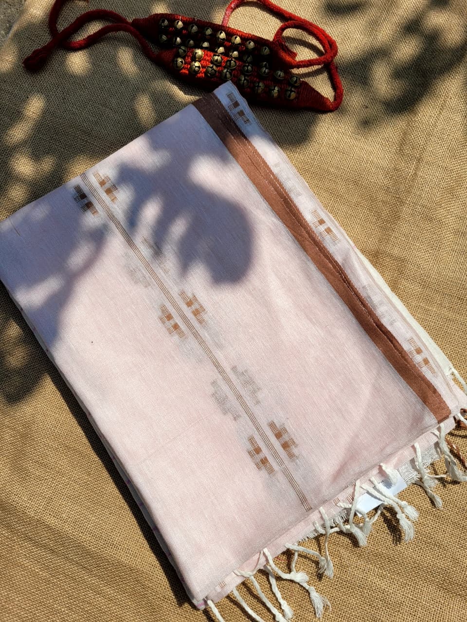 Pink Mayuri Linen Saree