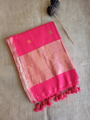 Pink2 Mira Mul Saree